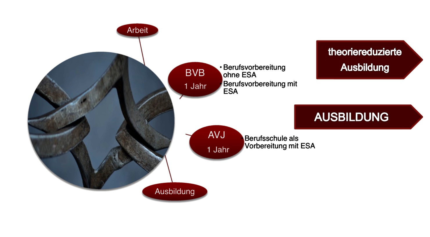  Grafik zum Thema Berufshinführung